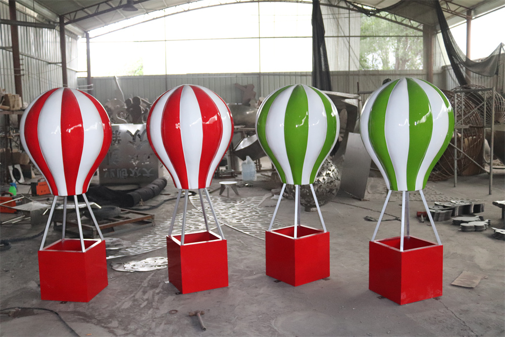 玻璃鋼熱氣球雕塑